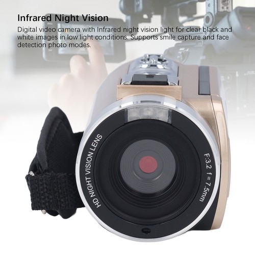 Video Camera Camcorder Digital Camera Recorder Full HD 1080P 30MP 3.0in 270 New - Picture 20 of 24