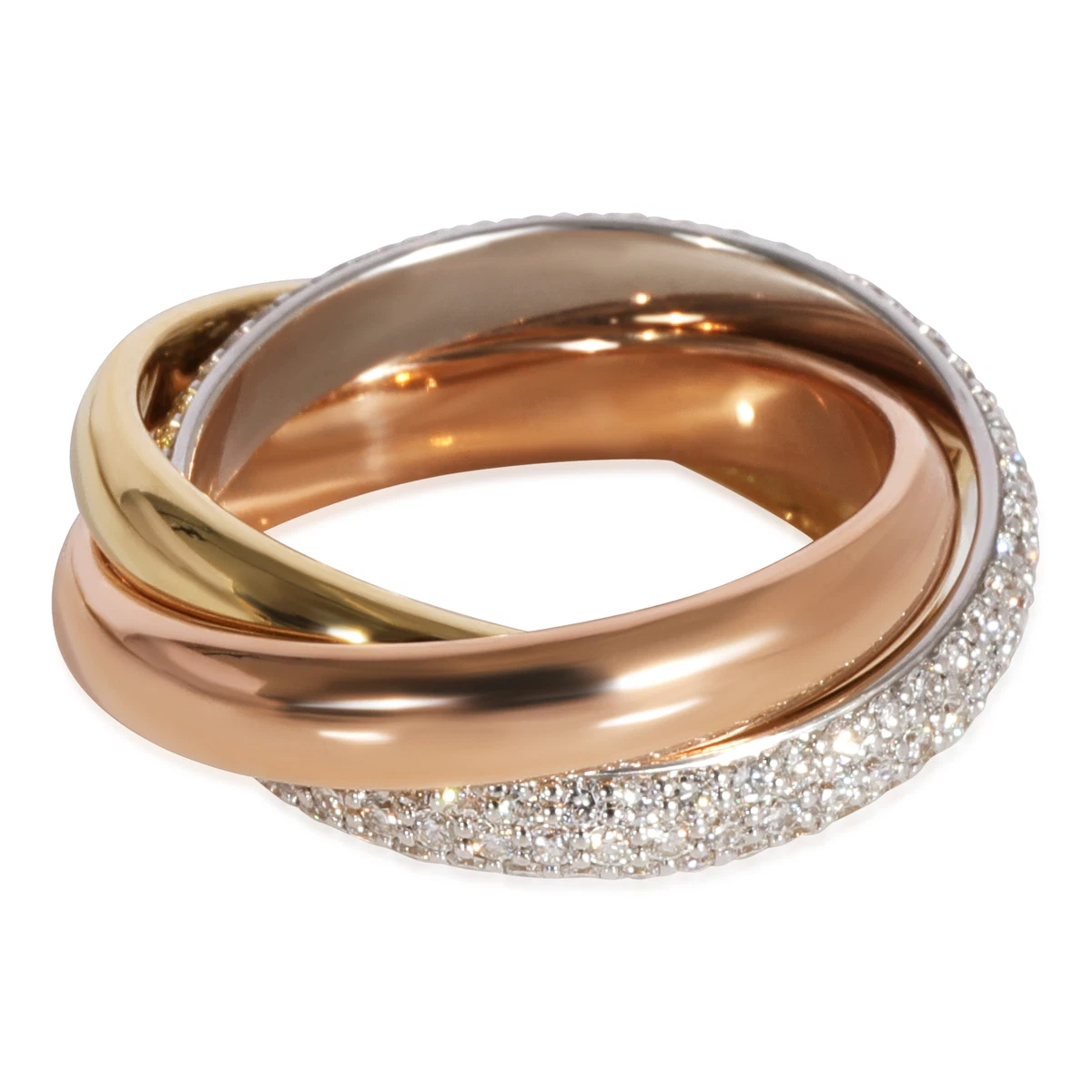Cartier 3 tone on sale ring