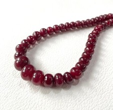 Natural Ruby Faceted Rondelle Beads,Faceted Ruby Beads ,AAA Quality Ruby Beads