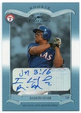 2003 Donruss Classics Significant Signatures Rookie RC Auto Serial # Pick Any