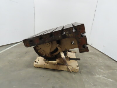 Universal Drill Machinist Tilt Swivel T-Slot Riser Bolster Box Table 32x28x22''H