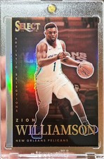 2021-22 Select Zion Williamson Artistic Selections Prizm Case Hit #5 SP Pelicans