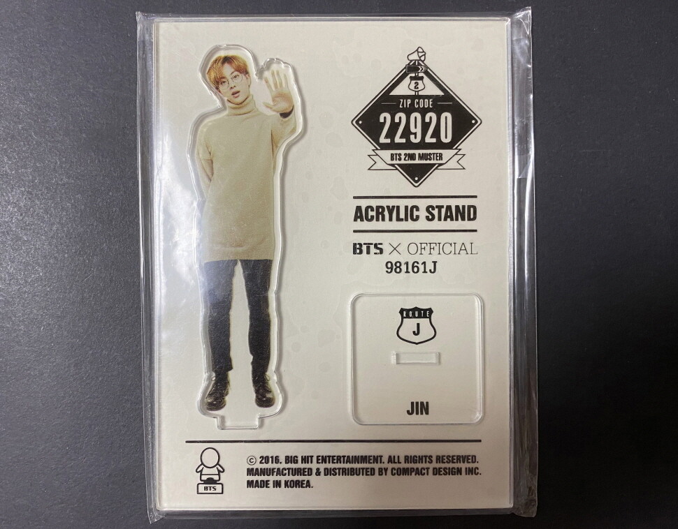 BTS-2ND MUSTER OFFICIAL ACRYLIC STAND JIN SEALED | eBay
