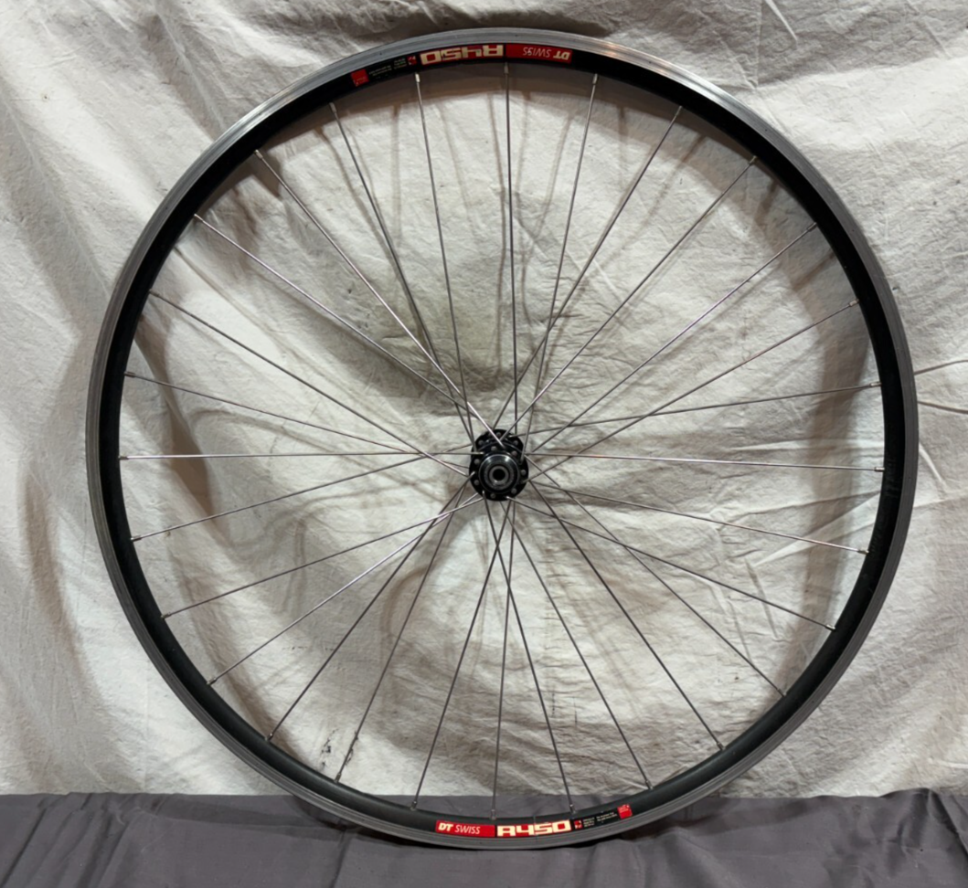 DT Swiss R450 28-Spoke Black Aluminum 700C Front Wheel Specialized