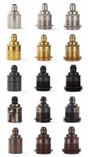 B-WARE Vintage Fassung E27 Lampenfassung aus Messing | Das Original aus Europa