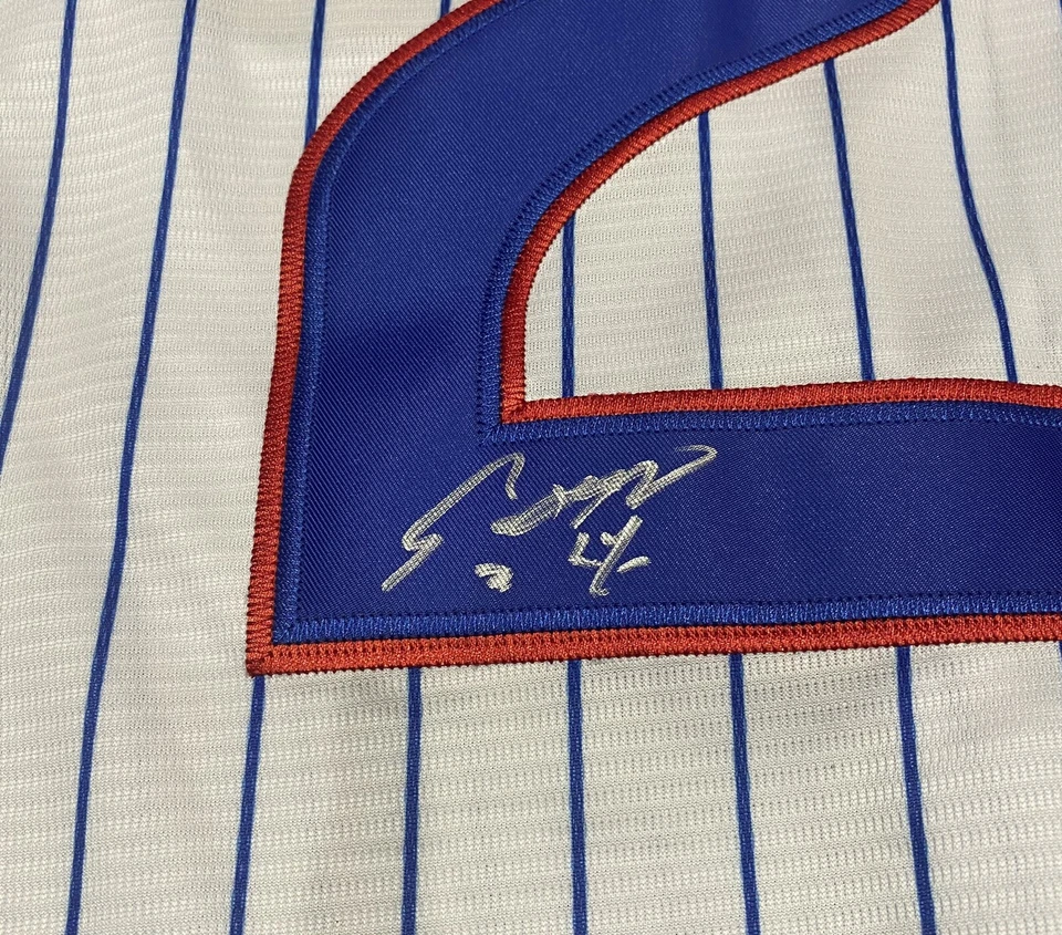 Seiya Suzuki Signed Jersey 2022 Chicago Cubs #27 Rookie w/ PROOF ROY? 📈 - Image 4 of 4