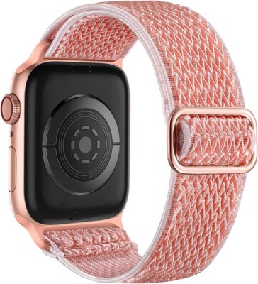 Nylon Trail Solo Loop Bands For Apple Watch iWatch Series Ultra 2 10 9 8 7 6 5 4