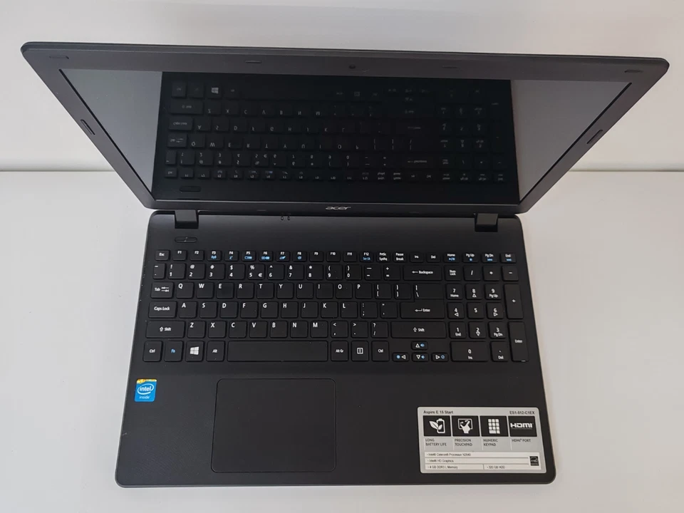 NOTEBOOK ACER ASPIRE E15 INTEL CELERON N2840 4GB RAM 320GB HD WIFI WEBCAM - Immagine 3 di 4