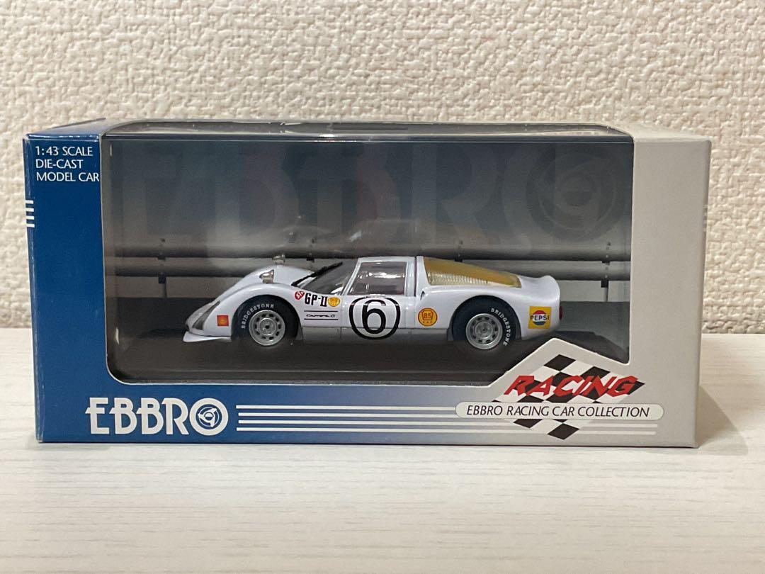ミニカー EBBRO Porsche 906 Ebbro 1/43 Porsche 906 Carrera 6 1967 Japan Grand Prix White