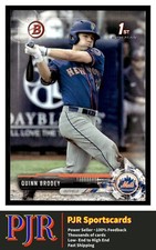 2017 Bowman Draft #BD-24 Quinn Brodey New York Mets  Paper