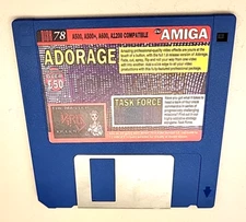 Commodore, Amiga, Adorage Video Effects, Task Force Game, floppy disk, UNTESTED
