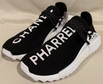 adidas Human Race NMD Pharrell x Chanel Mens 7 Black White D97921