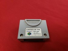 N64 Controller Pak NUS-004 OEM Official Nintendo 64 Memory Card - Tested  Works