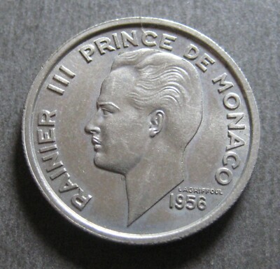 1956 Monaco 100 Francs -  Rainier III - (P2042)
