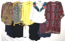 Small ladies woman's cardigan tops blouses career dressy & casual 10 Lot S