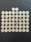 50 Lot Of  1937 Buffalo Nickel 5C Coin All Visible Dates Nickels Roll