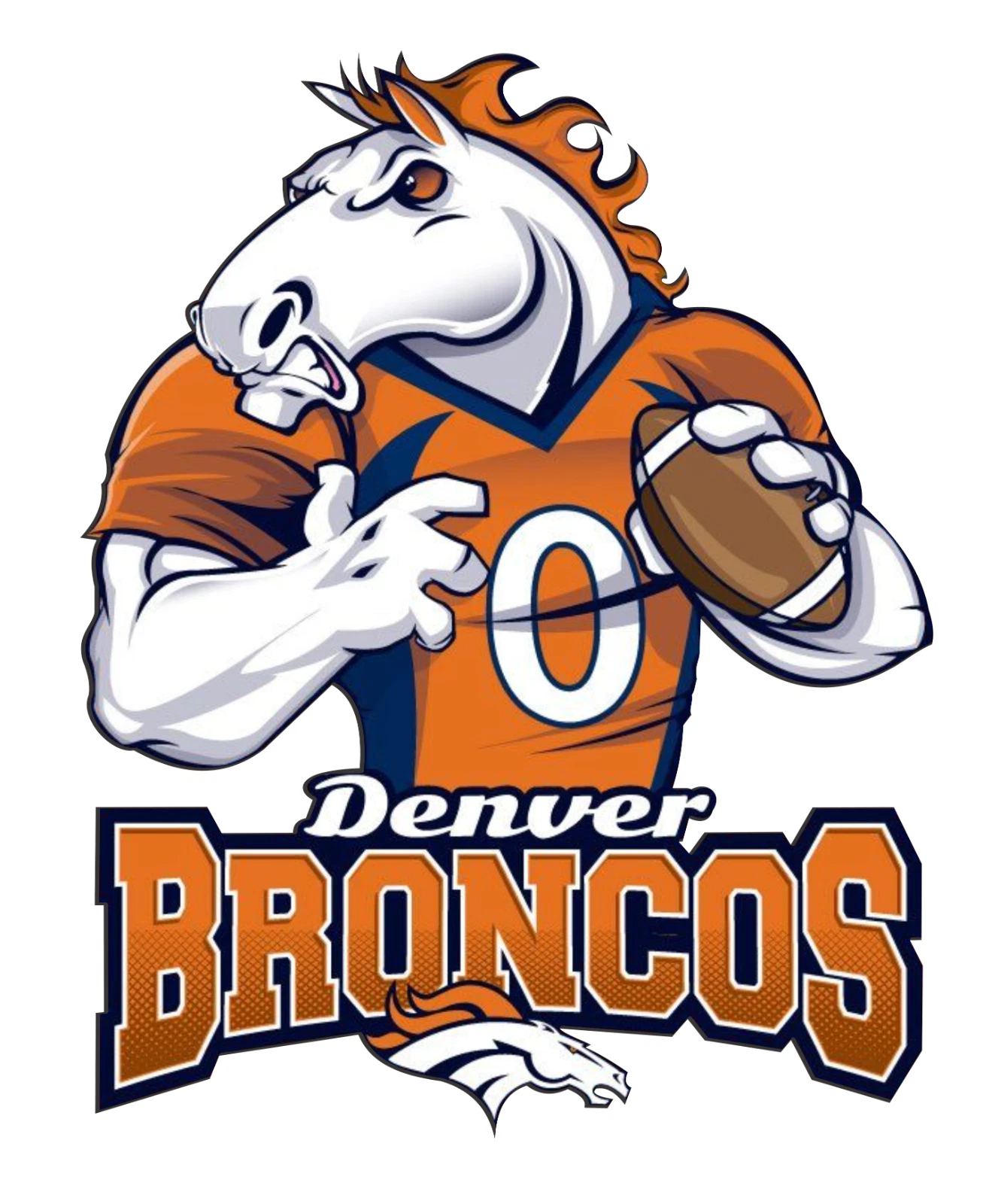 Denver Broncos Bronco Wicking T-Shirt