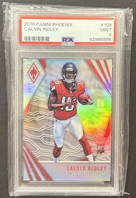 2018 Panini Phoenix #109 Calvin Ridley Rookie PSA 9 Mint
