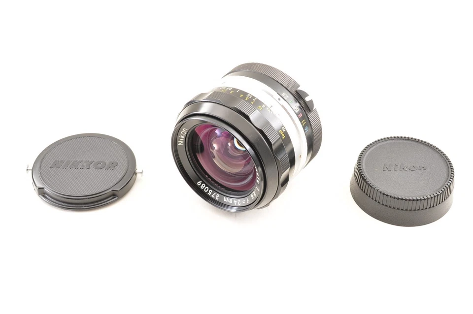 Nikon Nikkor-NC Auto 24mm f/2.8 Gran Angular MF Lente *Casi Como Nueva* #4845 - Imagen 2 de 4