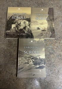 Torah Club Unrolling the Scroll Lot of 3 Books 2, 3 & 4 Hardcover VG