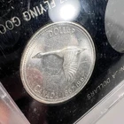 1967 Canada Silver Dollar Flying Goose Centennial Coin 80% Uncirculated BU #8