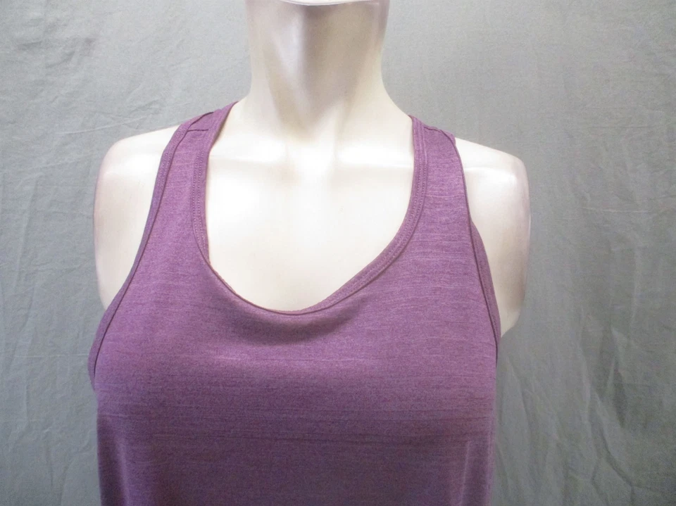 ZELLA размер L женщин фиолетовый декольте Athletic гонщик назад работает Майка 562 - Изображение 2 из 4