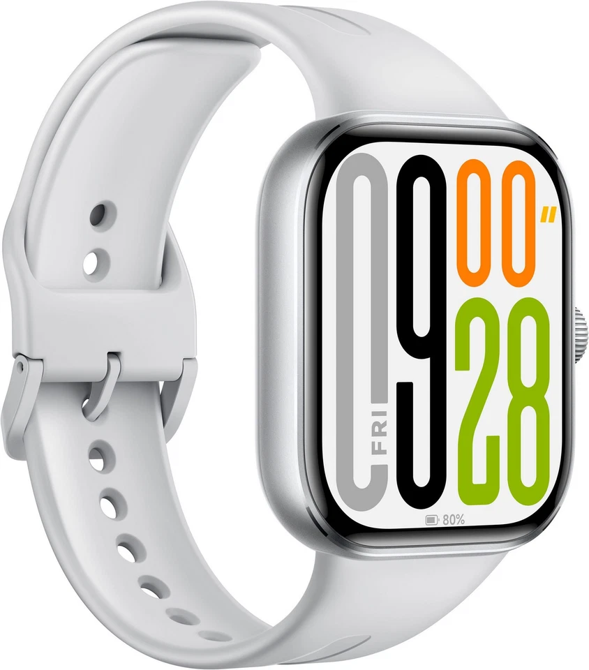 Xiaomi Redmi Watch 5 Silver Gray GPS AMOLED + 2 Metallarmbänder, Foto 2 von 5