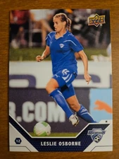 2011 Upper Deck Soccer Leslie Osborne Card#186