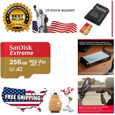 256GB Extreme microSDXC UHS-I Memory Card with Adapter - Up to 190MB/s, C10, ...