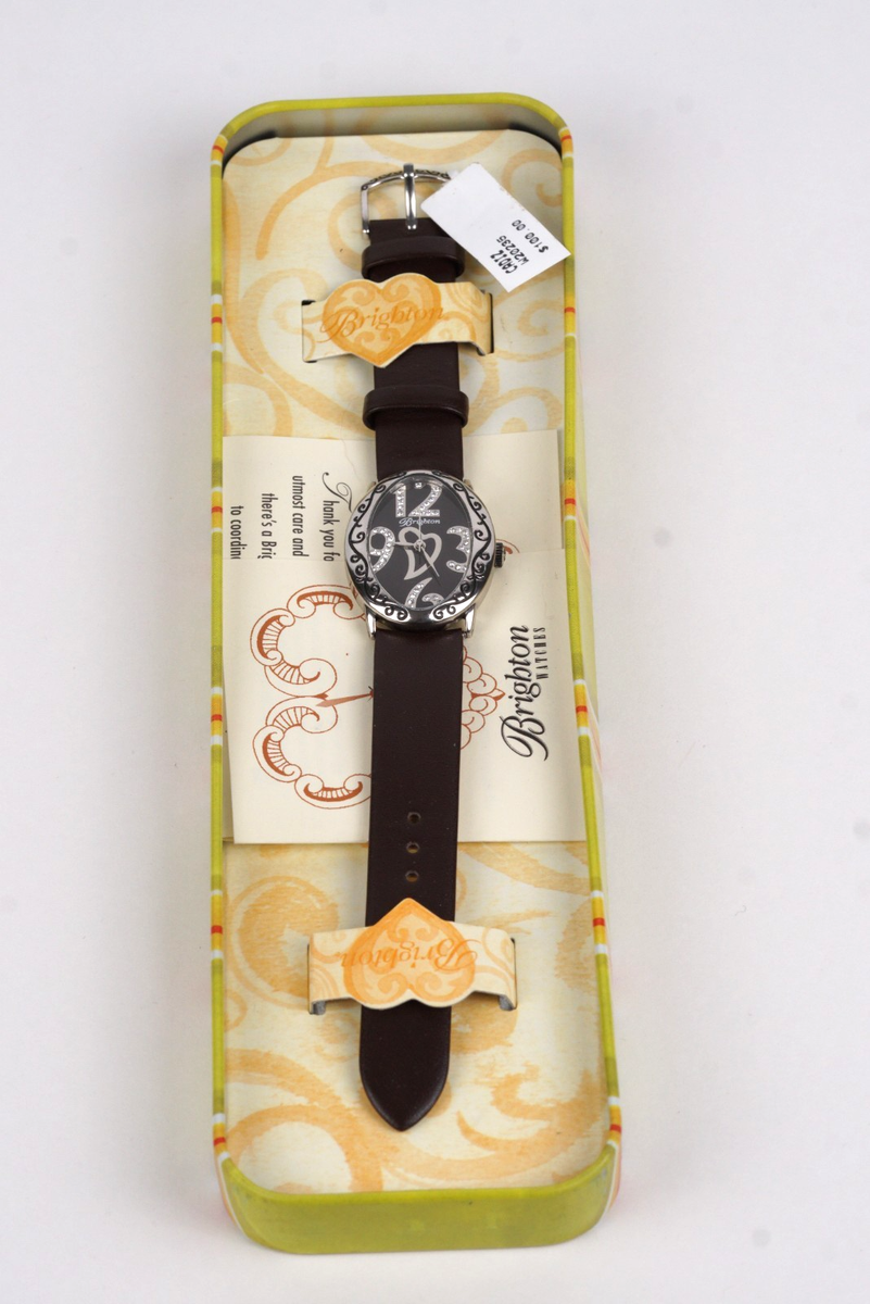 Brighton Love Rhinestone Accent Oval Dial Wristwatch Womens  display picture 2