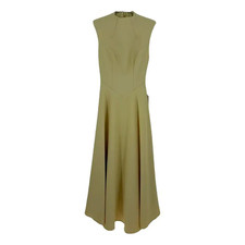 Odd Muse Sleeveless High Waist Midi Dress Lemon - XS