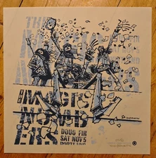 MAGIC NUMBERS GUY BURWELL SCREEN PRINT POSTER VARIANT 2005 SIGNED NUMBERED /10
