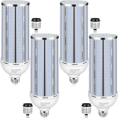 4 Pack 150W Corn LED Light Bulb,Fanless 5000K Daylight(1500 Watt Equivalent) 
