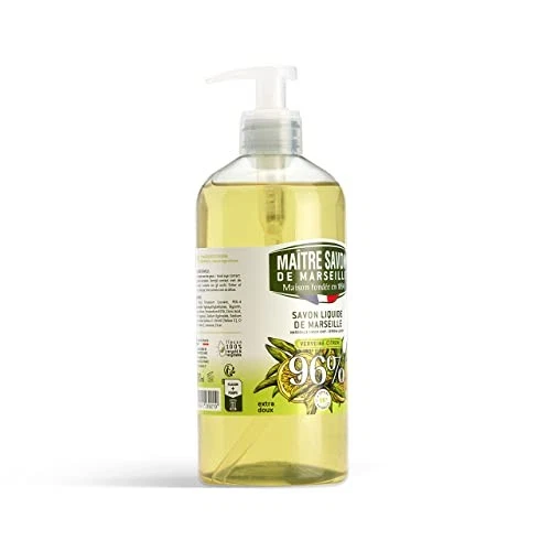 Maître Savon de Marseille - Savon de Marseille liquide VERVEINE-CITRON - 500m... - Photo 3/3