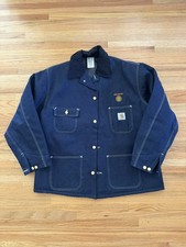 RARE Ben Harper promo vintage Denim Carhartt chore coat jacket 46 Large Detroit