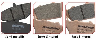 Braking Front Brake Pads - Sintered Metal