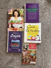 Lot of 5 Vintage Cookbooks - Rachael Ray Oregon Healthy Quick