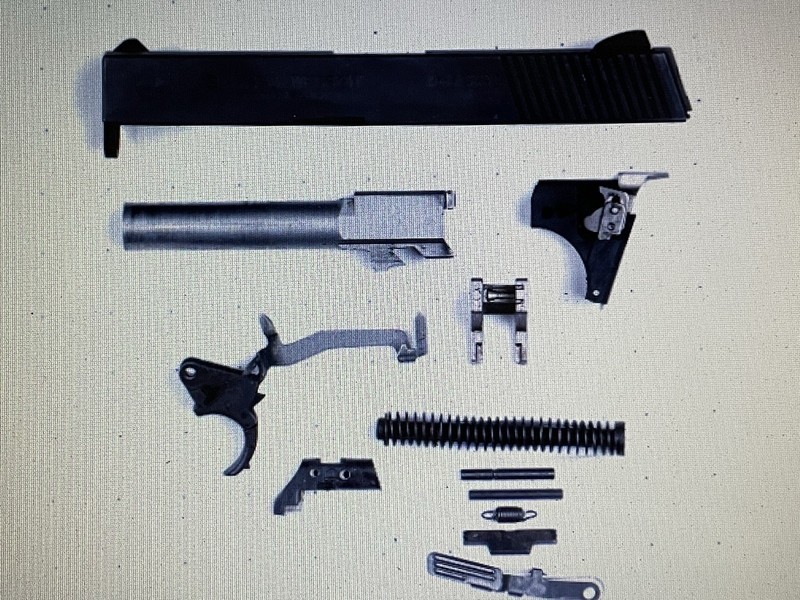 Smith And Wesson SW9C Slide, Barrel And Parts Kit / Repair Parts Lot