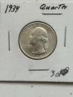 1934 Silver Quarter