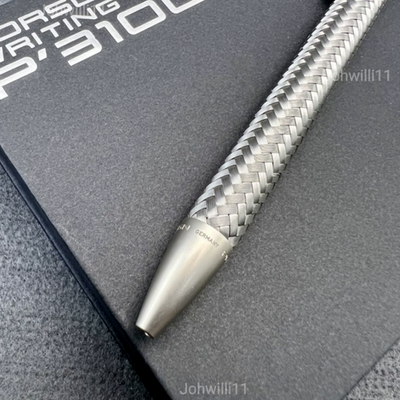 New Porsche Design Tec Flex P3100 Braided Weave Ballpoint Pen