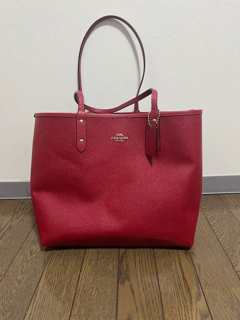 Coach Reversible Cherry Pattern Red Shoulder Bag … - image 3
