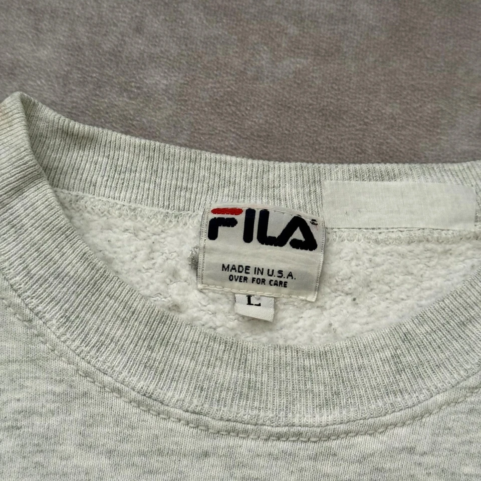 Sudadera de baloncesto vintage años 90 Fila para hombre L logotipo bordado EE. UU. Foto 4 de 4