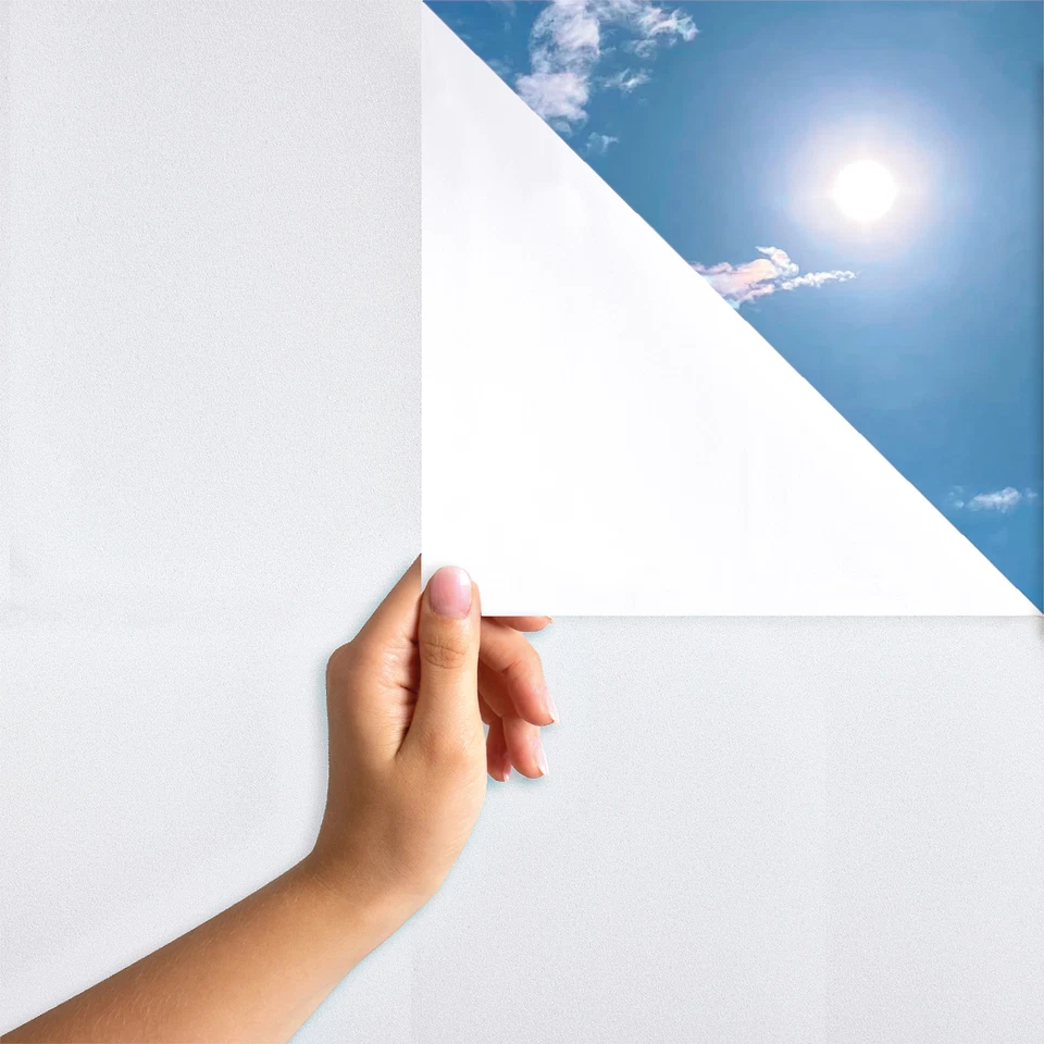 MARAPON® Fensterfolie Sichtschutz blickdicht Milchglasfolie Spiegelfolien Folie - Bild 2 von 4