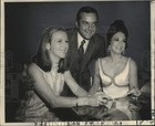 1970 Press Photo Actress Julie Harris with Mr. and Mrs. Joseph C. Canizaro — photo 1