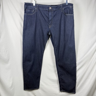 Mavi Jeans Zach Straight Leg Pants Men's Size 46/32 Dark Wash Jeans Stretch