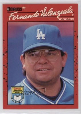 1990 Donruss Learning Series Fernando Valenzuela #39 5hy
