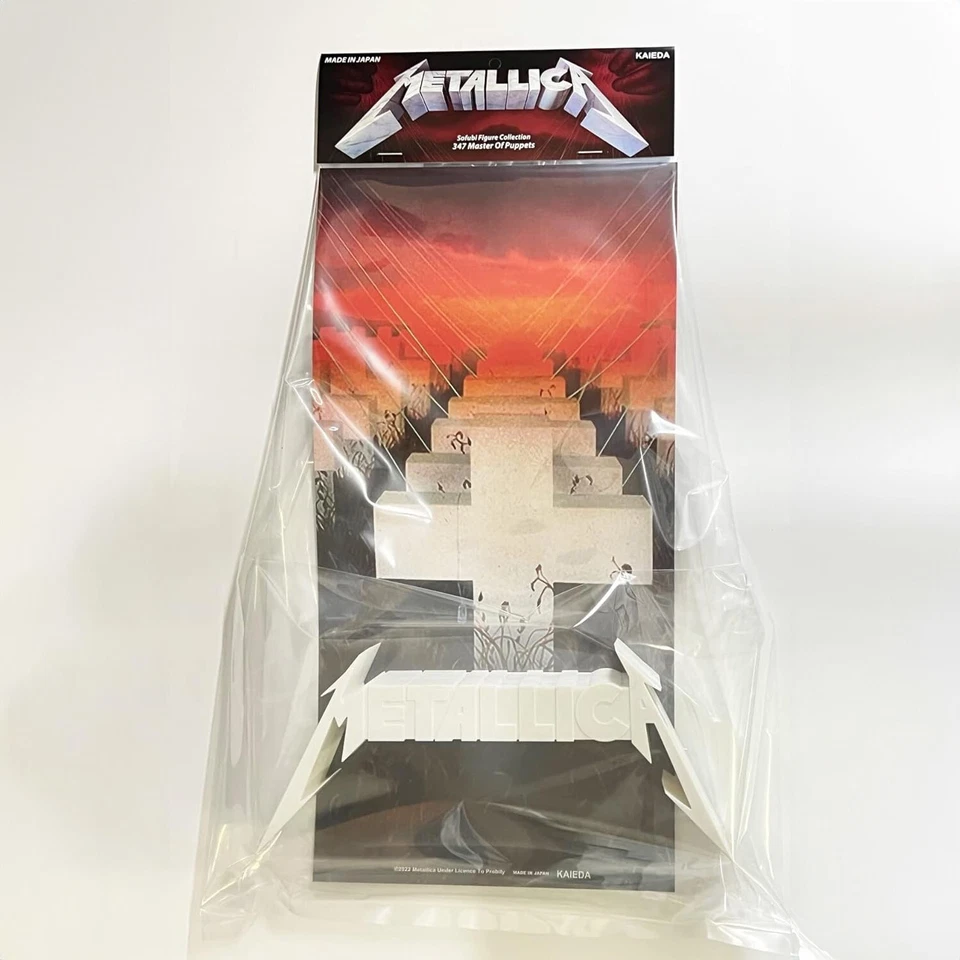 METALLICA Master Of Puppets Logo Figure W8.9" x H3.9" Japan Limited Edition - image 2 of 4
