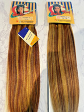 MilkyWay 100% Human Hair European Weave 14" P33/144 Blonde Highlight Extensions