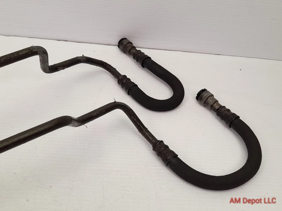 2000 BMW 330ci 330i M54 E46 RWD ATTransmission Oil Cooling Lines Set In / Out - Image 4 of 4