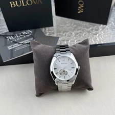 Bulova Classic Surveyor Automatic silver-tone Dial Men's watch 96A274